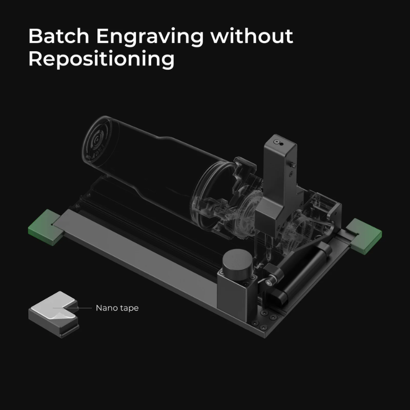 xTool RA2 Pro Rotary Attachment - Image 8