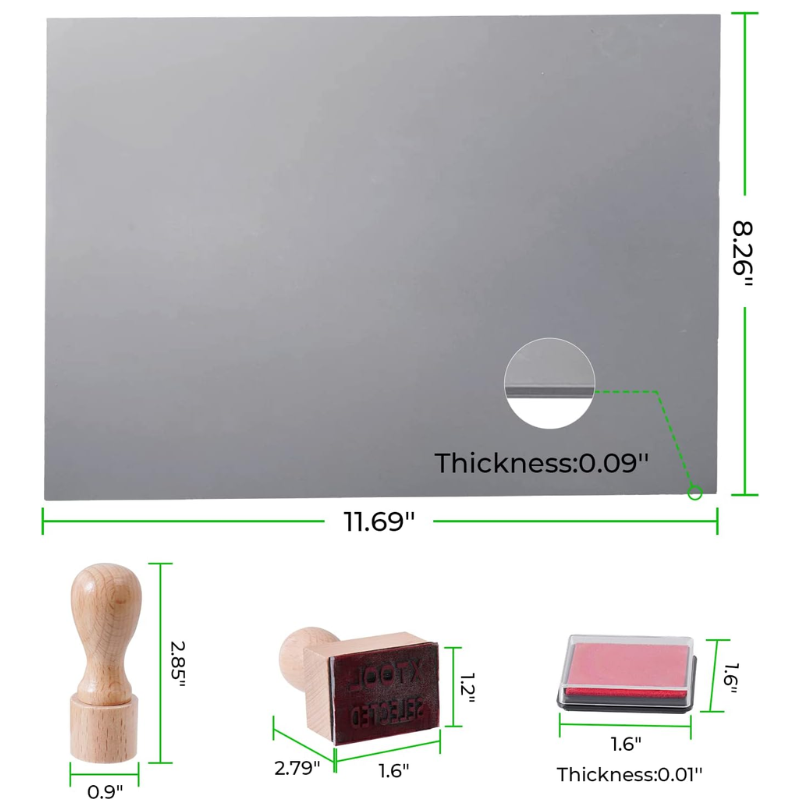 xTool Laser Engarving Rubber Stamp Set 2pcs - Image 6