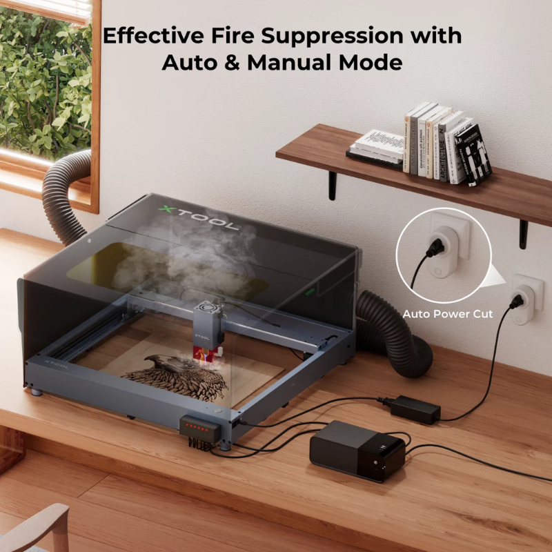xTool Fire Safety Set: Auto Fire Detection, Fire Extinguishing, Keep Peace of Mind to Engrave - Image 7