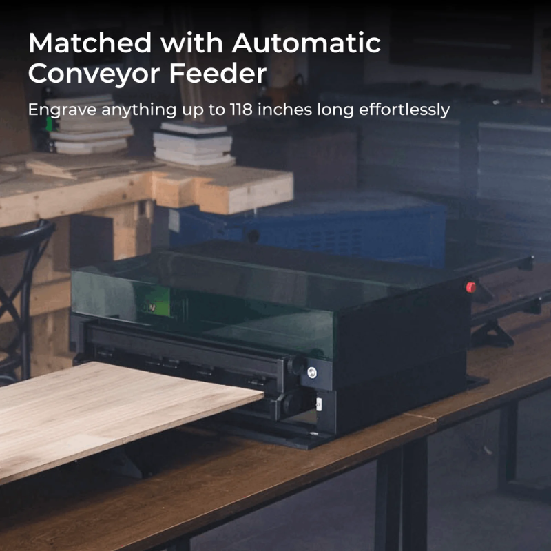 xTool Riser Base and Automatic Conveyor Feeder for S1 - Image 3