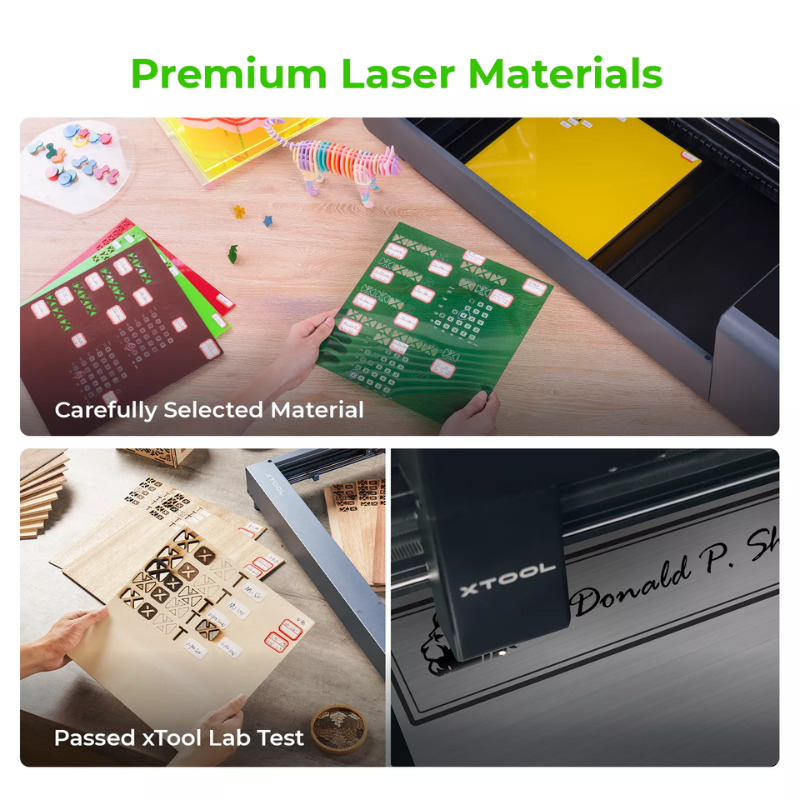 xTool S1 Laser Material Kit (34pcs) - Image 2