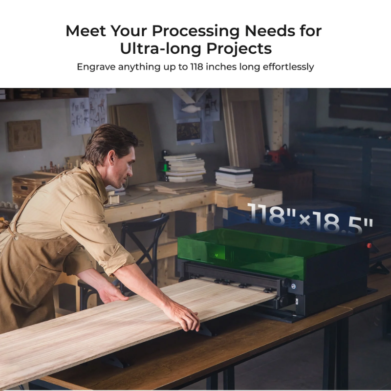 xTool Riser Base and Automatic Conveyor Feeder for S1 - Image 4