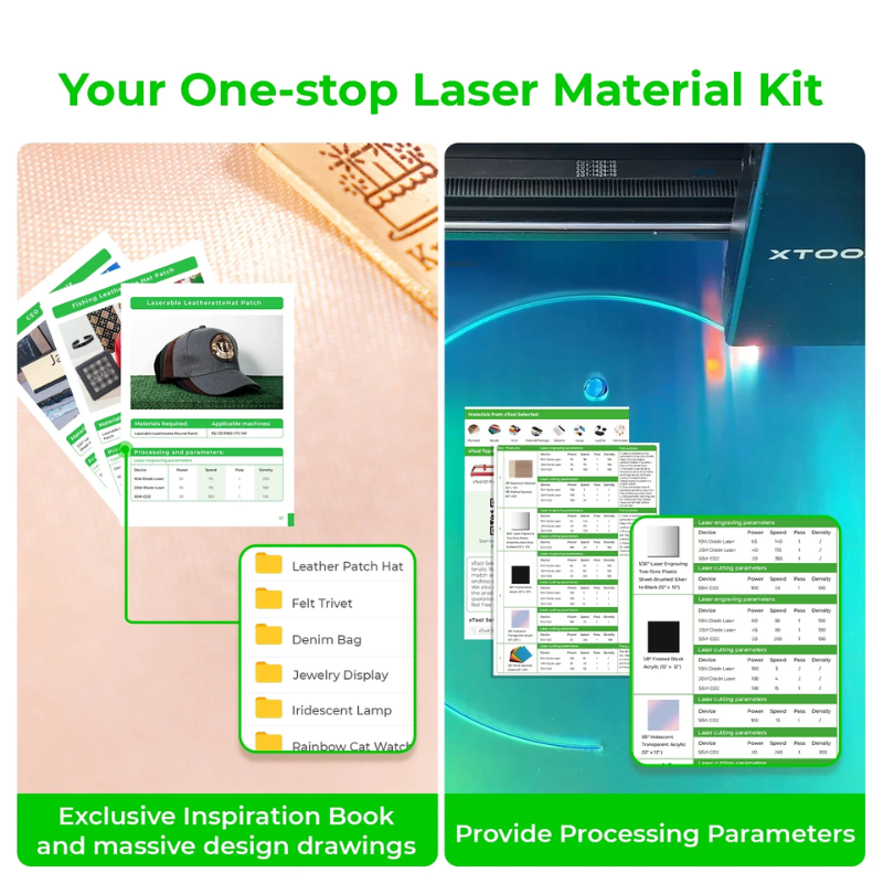 xTool Ultimate Laser Material Kit (159pcs) - Image 3