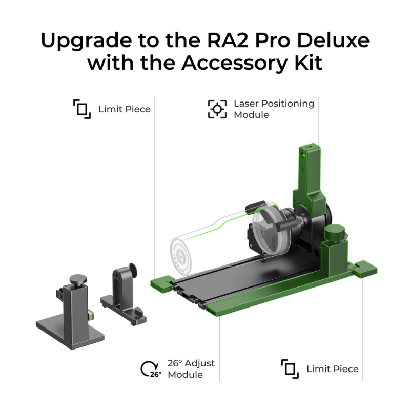 xTool RA2 Pro Rotary Attachment - Image 3