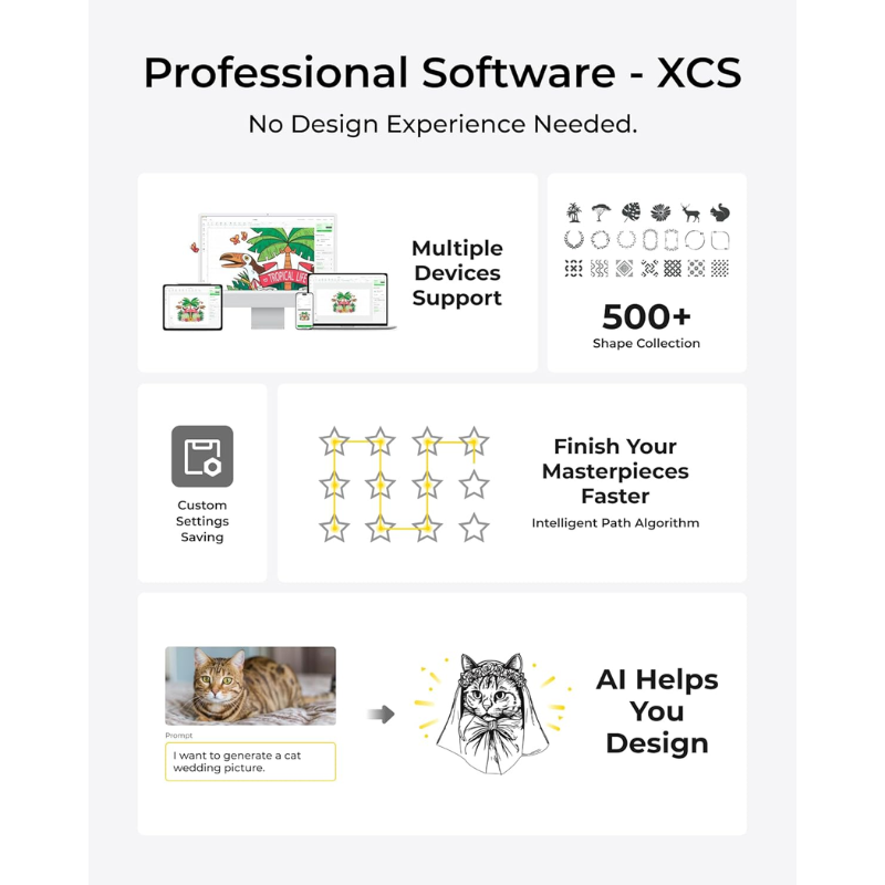 xTool P2S 55W CO2 Laser Cutter Smart Desktop CO2 Laser - Image 8